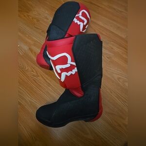FOX COMP MOTOCROSS BOOTS Red Black YOUTH 8